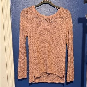 Lightweight Pink Knit Sweater